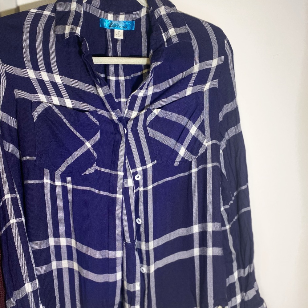 BUTTONS button down flannel shirt - Picture 3 of 3